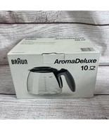 Braun Coffee Maker Glass Carafe, AromaDeluxe, Black, KFK500B - $24.74