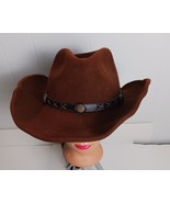 Twister Dakota Comfort Felt Western Cowboy 100% Wool Hat Brown sz Large - $648.14 MXN
