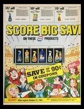 1981 Texize Products Score Big Circular Coupon Advertisement - $18.95
