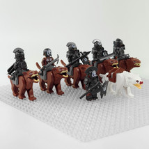 The Lord of the Rings Uruk-Hai Warg Riders 12pcs Minifigures Bricks Toys - £21.18 GBP