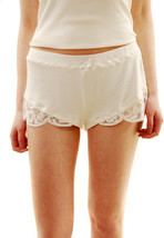 For Love &amp; Lemons Womens Sleeper Shorts New Daisy Ivory Size S - £45.38 GBP