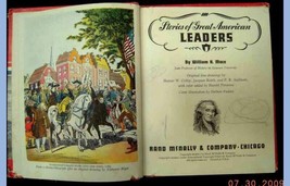 1941 Vintage Stories Great American Leaders Washington - £11.83 GBP