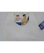 FRUIT OF THE LOOM TOTAL COMFORT BRA SZ S WHITE PADS FLEXIBLE WIREFREE SH... - £4.80 GBP