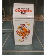 It&#39;s Milk And Cookies Time Milk Carton Cookie Jar -Hard To Find Vintage ... - $23.33
