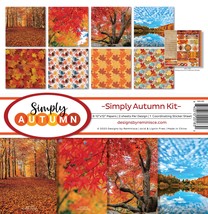 Reminisce Collection Kit 12&quot;X12&quot;-Simply Autumn SAU200 - £16.93 GBP
