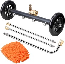 Eveage 2-In-1 Undercarriage Pressure Washer Attachment, 16&quot; Pressure, Black - $1,427.47 MXN