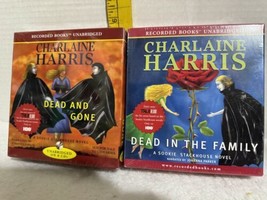 Charlaine Harris Lot Of 2 Dead And Gone,Dead In The Family,Audio Books On CD New - £11.07 GBP