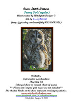Tawny Owl ~~ Cross Stitch Pattern - $19.95
