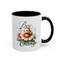 bee the change positive vibe Accent Coffee Mug (11, 15oz) summer - £17.06 GBP+