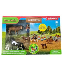 Schleich Rodeo Show 42-Piece Rodeo Toy Playset Cowboy Toys Cowgirl New 42679 - £61.11 GBP