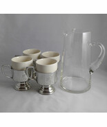 Set of 4 Rare 1990s BUICK Anniversary Stieff Pewter Mugs w Glass Buick P... - $1,900.56 MXN