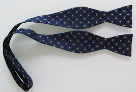 Black Brown Self-Tie Silk Bow Tie - £11.21 GBP