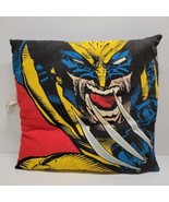 X-Men Wolverine Pillow Vintage Decorative Marvel Comics Superhero 1990&#39;s - $74.15