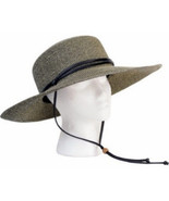 Sloggers Women&#39;s Wide Brim Braided Sun Hat with Wind Lanyard - Sage - UP... - £31.59 GBP