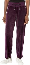 New Calvin Klein Purple Velour Drawstring Waist Wide Leg Pants Size Xl $69 - £40.59 GBP