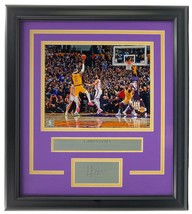 Lebron James Framed 8x10 Lakers Scoring Record Photo w/ Laser Engraved S... - £77.35 GBP