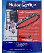 1952 Sep 15, MOTOR SERVICE Magazine for Auto Service Shop Operators VINTAGE - $27.32 CAD