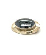 Vintage Signed Sterling Ben G. Chavez Navajo Oval Hematite Stone Brooch ... - $115.41 CAD