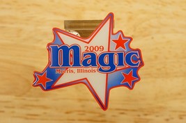 Youth Sports Advertising Patriotic Star Pin 2009 Magic Morris Illinois S... - $12.86