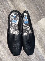 NEW Toms X Star Wars Classic Leather Shoes Darth Vader Emboss Black Wome Size 10 - £21.63 GBP