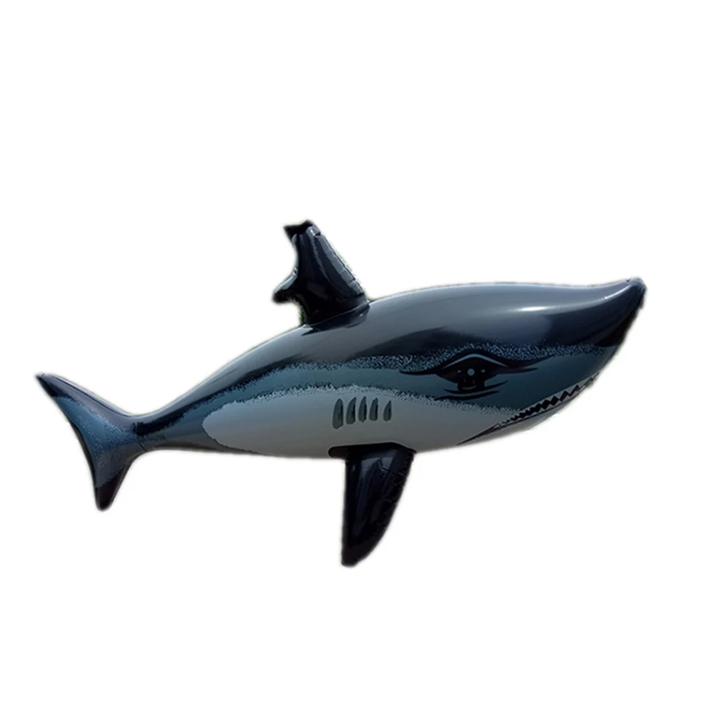 1Pcs Floating Shark Floating Toy PVC Inflatable Shark Swimming Pool Safety Float - £7.37 GBP+