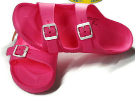 Girl&#39;s Kids Wonder Nation Sandles Sz 6 Hot Pink Beach Water Wet Shoes NonMarking - $9.89