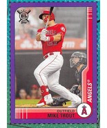 2021 Topps Big League Box Panel Purple #B1 Mike Trout Angels ⚾ - £0.69 GBP