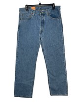 Levi&#39;s Original 501 Men&#39;s Jeans Vintage Button Fly  Denim Hi-Rise Blue 3... - £140.79 GBP