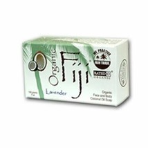 Organic Fiji Organic Face and Body Coconut Oil Soap Lavender 7 oz - £11.46 GBP