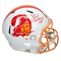Steve Deberg Autographed Tampa Bay Buccaneers Throwback Full Size Speed Beckett - £179.13 GBP
