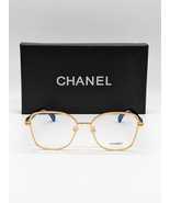 CHANEL CH2212 Gold Black Frame Clear Lens Eyeglasses - Freshly Minted - £206.04 GBP