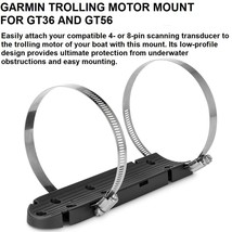 GARMIN TROLLING MOTOR MOUNT FOR GT36 AND GT56 Transducer With Low-Profil... - $29.00