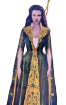 Scarlett O&#39;Hara Ornament Bradford Exchange Green &amp; Gold Robe Gone with the Wind - £56.15 GBP