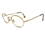 Vintage la Eyeworks Eyeglasses Frames OMAR 452 Matte Gold Round 48-20-125 - $74.59