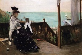 In a villa on the Beach by Berthe Morisot - Art Print - £17.30 GBP+