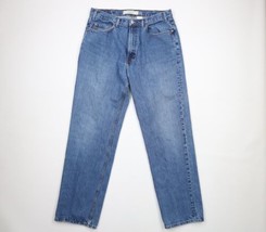 Vintage Gap Mens 36x34 Distressed Relaxed Fit Denim Jeans Pants Blue Cotton - $59.35