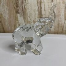 Vintage Waterford 7&quot; Crystal Glass Elephant Figurine Paperweight Ireland - $120.00