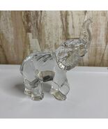 Vintage Waterford 7&quot; Crystal Glass Elephant Figurine Paperweight Ireland - $168.32 CAD