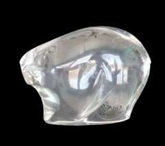 Dansk Lead Crystal Polar Bear Figurine Paperweight - $39.99