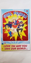 Girl birthday greeting card DC superheroes &quot; girl Power love the way you save ou - £3.92 GBP