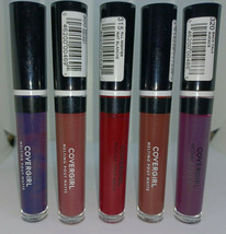 Mixed Grab Bag Lot of 5 Covergirl Melting Pout Matte Lipstick Full Size ... - £13.14 GBP