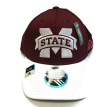 Adidas Official NCAA Mississippi State Bulldogs Cap Hat Maroon Mens Size L/XL - £13.81 GBP