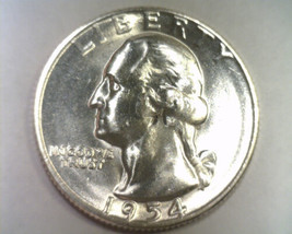 1954-S Washington Quarter Choice Uncirculated / Gem Ch. Unc. / Gem Nice Original - £15.01 GBP