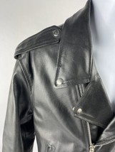 Vintage Echtes Leder Genuine  Leather Motorcycle Jacket Size 46 Excellent - £111.90 GBP