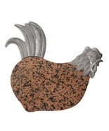 Rooster Granite Chicken Cheese Board  12&quot; x 11&quot; Lenox - $252.79 MXN
