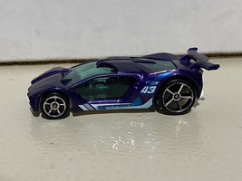 Hot Wheels Impavido 1 1:64 Scale 2014 Purple And Blue Variant Loose - $4.00