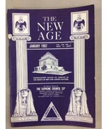 RARE Masonic Magazine THE NEW AGE Supreme Council 33 Degree January 1962 - $27.32 CAD