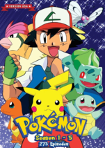 Anime DVD Pokemon Complete Series Season 1-5 Vol.1-273 End (USA Version) Eng Dub - £54.66 GBP