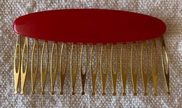 ⭕⭕VTG Red Comb for Women, Length 7 cm, New - $11.88