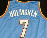 Chet Holmgren Signed Oklahoma City Thunder Basketball Jersey COA - £155.84 GBP